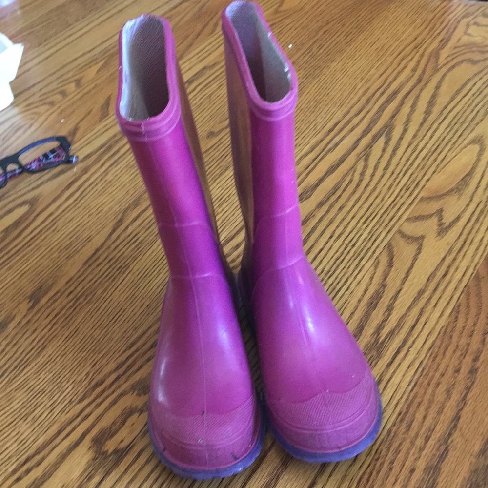 Girls LaCrosse rain boots. Good used condition